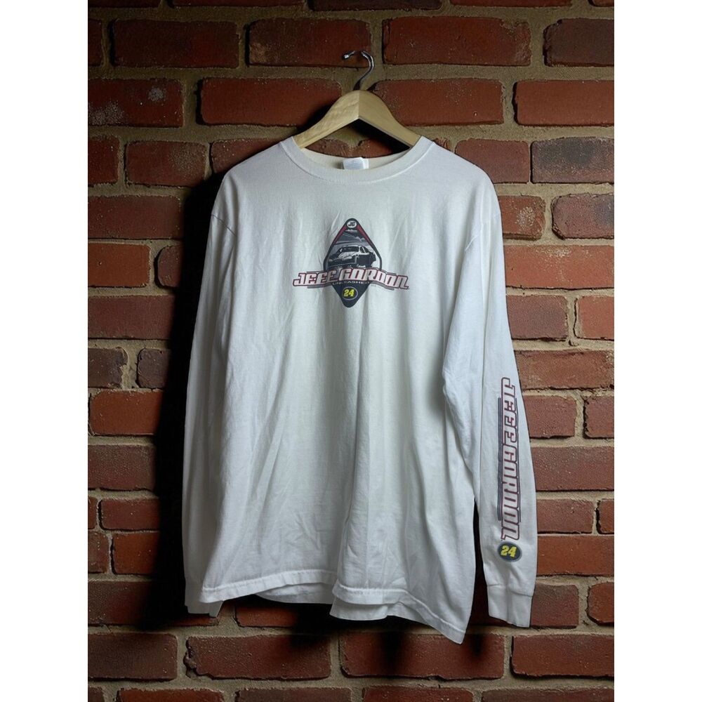 Vintage Jeff Gordon NASCAR Long Sleeve Shirt Chase Authentics #24 – Size L